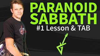 How to play Paranoid Guitar Lesson & TAB - Black Sabbath Chords - ChordU