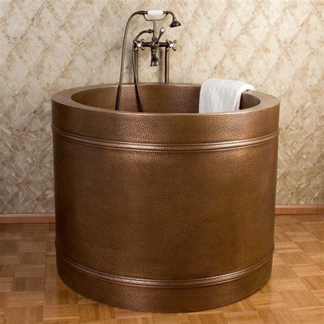 Traditional Japanese Soaking Tub Japanese Soaking Tubs Tub Stainless Steel Wood Comfort Bring ...