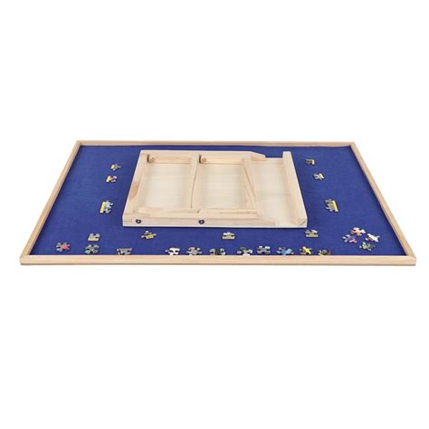 Jigitz Jigsaw Puzzle Boards Tabletop Puzzle Easel - Puzzle Table Adjustable Tray - Walmart.com ...