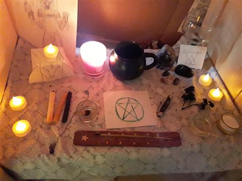 My first altar ever! (To Anpu!) : r/Kemeticism