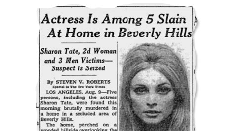 How Sharon Tate’s Death and the Manson Killings Gripped Los Angeles ...