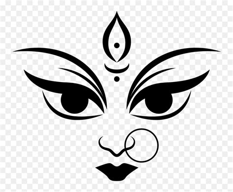 Durga Maa Clipart Png, Transparent Png - vhv