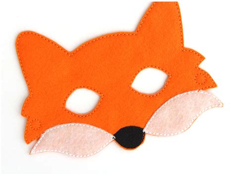 Kids Fox Mask Fox Costume Felt Mask Kids Face by BabyWhatKnots ...