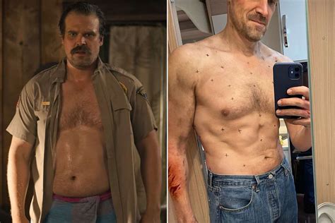 David Harbour Posts His Body Transformation for Stranger Things: 'A ...