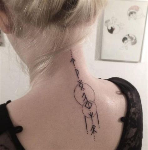 48 Best Gorgeous Back Of Neck Tattoos Inspirational Design For Women ...