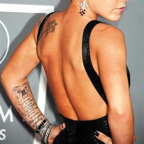 Pink's (Singer) 17 Tattoos & Their Meanings - Body Art Guru