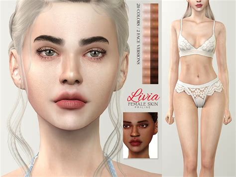 PRALINE | The sims 4 skin, Sims 4, Sims 4 mods