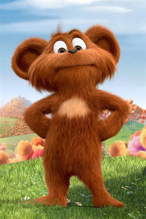 The bear from the lorax . He is so adoreable | The lorax, Cute cartoon characters, Seuss