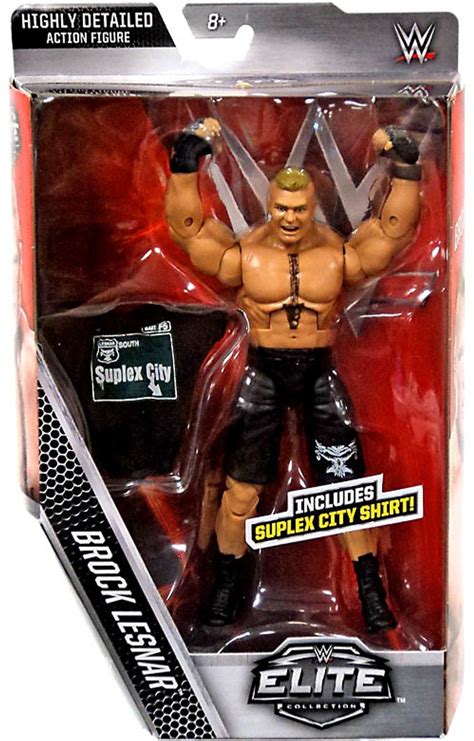 WWE Wrestling Elite Brock Lesnar Exclusive Action Figure Suplex City ...