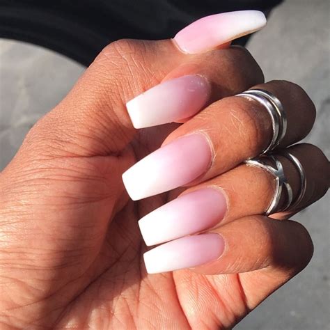 Create Absolutely Stunning White To Pink Ombre Nails | The FSHN