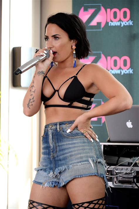 Demi Lovato is Hot - Cool for the Summer Pool Party Tour in New York ...