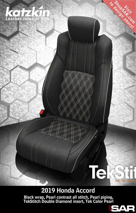 Authorized Dealer for Katzkin Leather Seat Covers | Honda accord, Leather seat covers, Honda