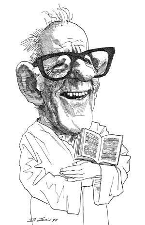 Dr. Spock by David Levine | The New York Review of Books | Caricature sketch, Caricature, Shadow ...