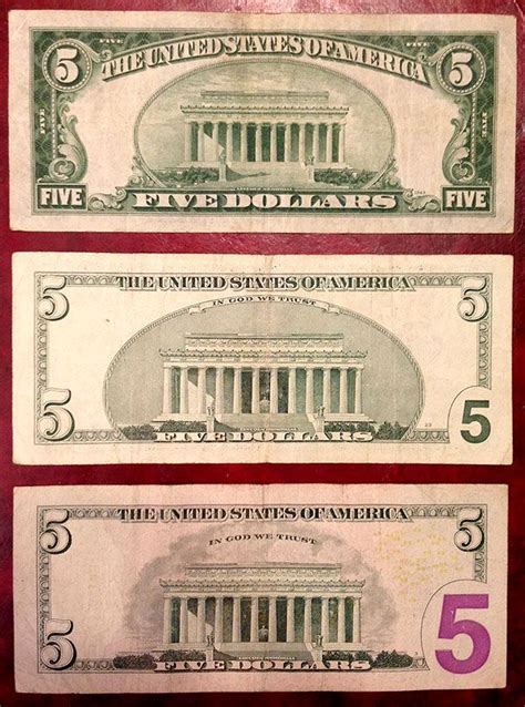 history $5 bill back Thousand Dollar Bill, 5 Dollar Bill, Dollar Bill Origami, Dollar Money ...