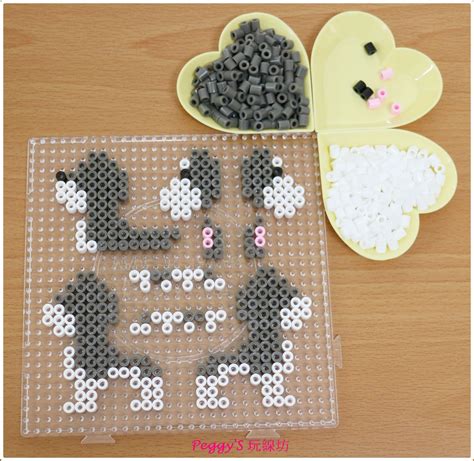 3D Dog perler beads by Peggy Wu - https://de.pinterest.com/pin ...