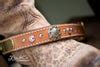 Kippy and Co - Equestrian Leather Dog Collar, Bling Horseshoe Dog Collar