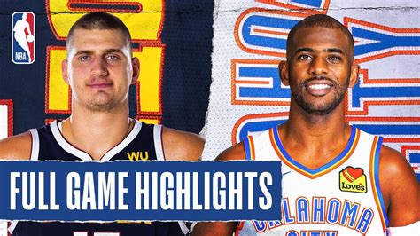 NUGGETS at THUNDER | FULL GAME HIGHLIGHTS | February 21, 2020 - YouTube