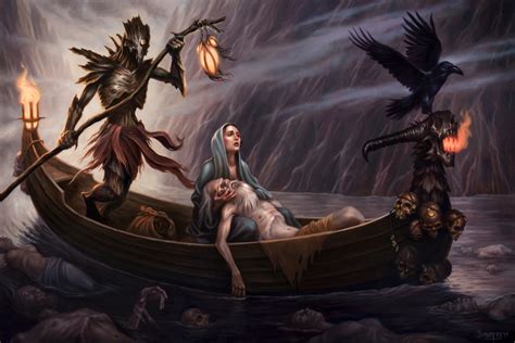 Charon Ferryman of Hades Art Print by Scott Murphy - Etsy