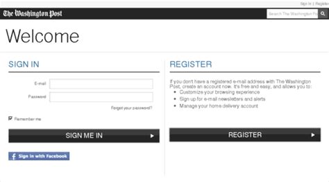 subscription.washingtonpost.com - The Washington Post: Welcome - Subscription Washington Post