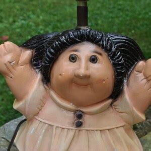 Cabbage Patch Doll Lamp Ceramic Handmade Works - Etsy