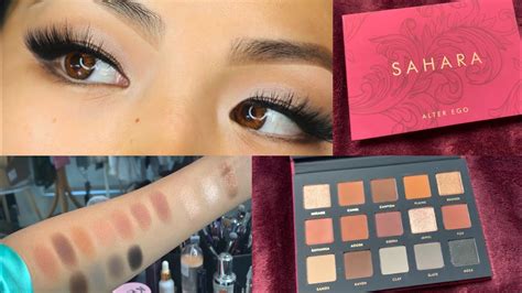 Alter Ego SAHARA Eyeshadow Palette Quick Review Swatch + 7 Looks & Coupon Code! - YouTube