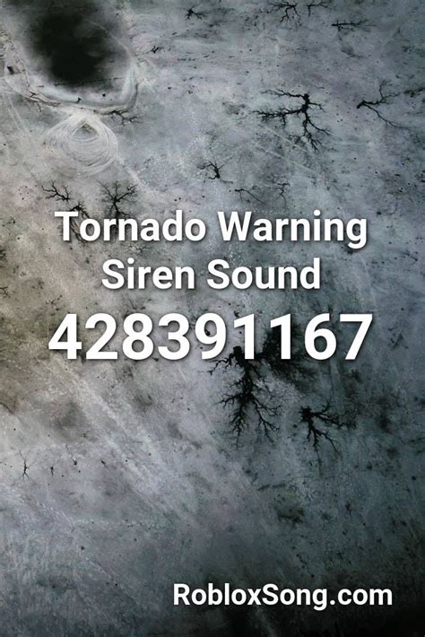 Tornado Warning Siren Sound Roblox ID - Roblox Music Codes in 2020 | Siren, Tornado