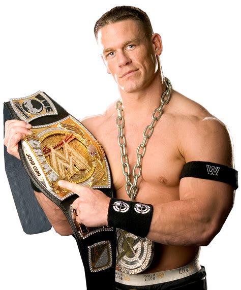 John Cena WWE Champion Custom png by Mariowweart on DeviantArt