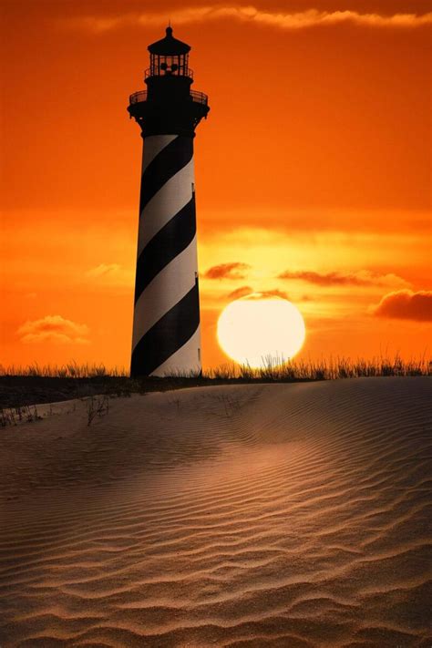 Cape Hatteras Lighthouse Sunset Outer Banks North Carolina | Justin Kelefas Fine Art Photography