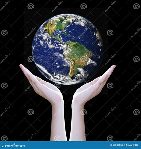 Hands Protect Earth ,Elements Of This Image Furnished By NASA Stock ...