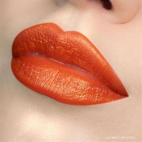 Haunt It metallic lipstick (New Formula) 🧡🎃 pic by @kmbrlee_beyoutiful