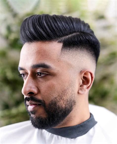 Fade Haircut With Side Part