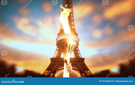 Lighting The Way To The Olympics: The Olympic Torch In Paris, France ...