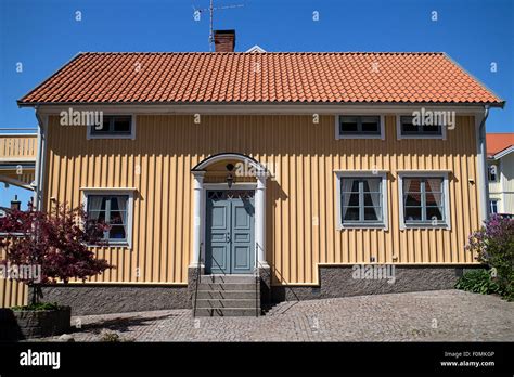 Typical Swedish-style house in Fjallbacka, Sweden Stock Photo, Royalty Free Image: 86506246 - Alamy