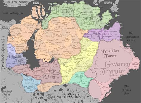 Ferelden Map (Simple) by RuBecSo on DeviantArt