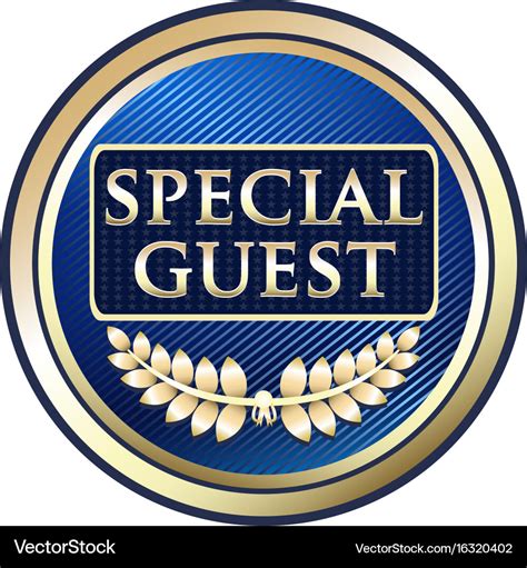 Special guest icon Royalty Free Vector Image - VectorStock