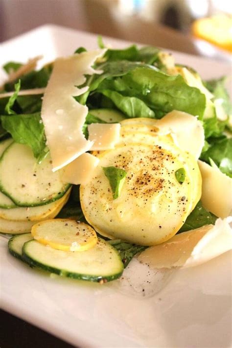 Salad Days of Summer: Farm Fresh Summer Squash & Arugula Salad | Katy Keck