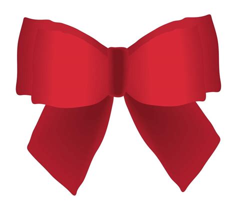 red christmas bow 12869731 Vector Art at Vecteezy