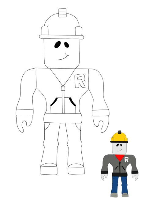 Roblox Builderman Coloring Pages - 2 Free Coloring Sheets (2021) | Free printable coloring ...