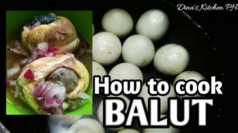 HOW TO COOK BALUT| Easy 1 2 3 steps | Dina's Kitchen PH - YouTube