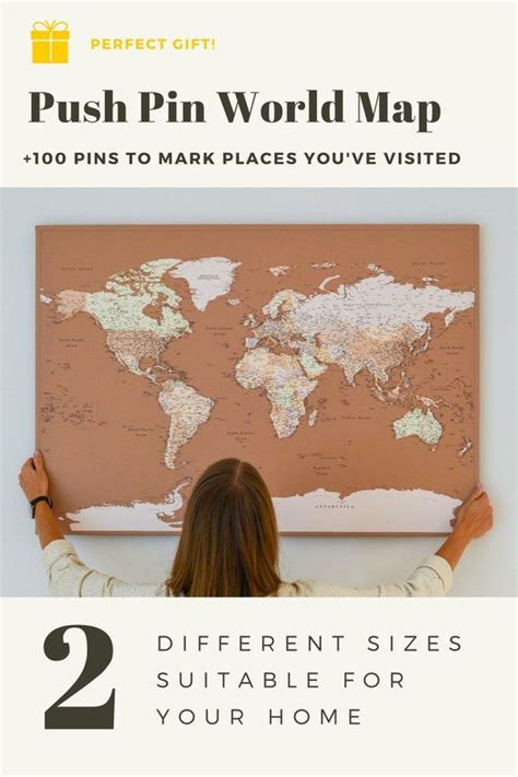 image 0 World Map Pin Board, World Map With Pins, Push Pin World Map, Push Pin Map, Adventures ...