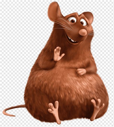 Ratatouille character illustration, Emile Ratatouille Film Pixar Animation, rat, mammal, animals ...