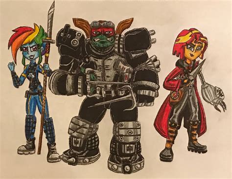 Rainboom Mutant Apocalypse Group 2 by BozzerKazooers on DeviantArt