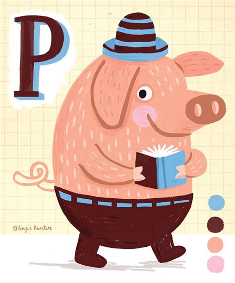 The Pig People on Behance | Pig illustration, Pig art, Pig character