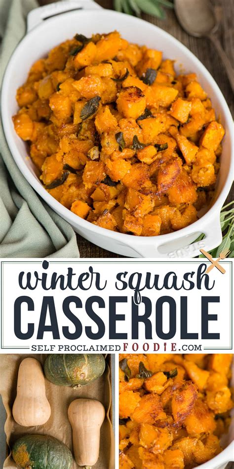 Winter Squash Casserole - Self Proclaimed Foodie