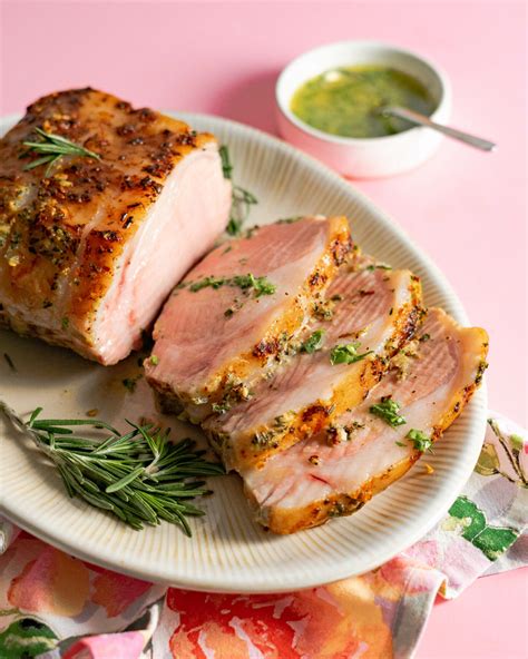 Sous Vide Pork Loin Roast with Garlic Herb Rub - A Duck's Oven