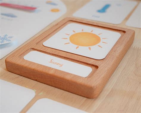 12 Weather Flashcards Preschool Printable Toddler Activity Montessori Material Digital Download ...