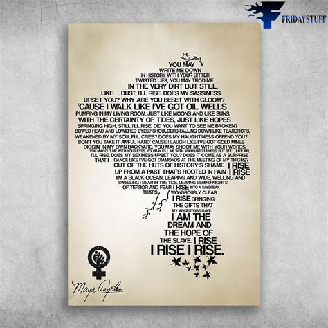 Still I Rise - MAYA ANGELOU - FridayStuff