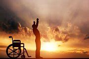 Man standing up from wheelchair | People Images ~ Creative Market