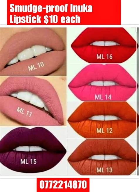 INUKA Fragrances and Cosmetics 🇿🇼 on Twitter: "Inuka Liquid Matte Lipsticks $10 each. They don’t ...