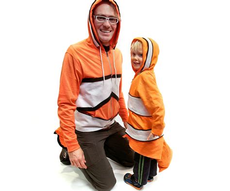 No-Sew Finding Nemo Clownfish Costume | Nemo costume, Finding nemo costume, Hoodie pattern